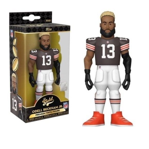 NFL Other - New Odell Beckham Jr.‎ Funko Gold 5" NFL Cleveland Browns